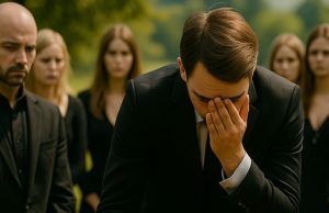 The son attended his mother’s funeral solely because of the inheritance, but as he leaned in to bid her farewell, he spotted an unusual motion inside the coffin.