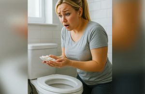 My father-in-law told me to take a hammer and break the tile behind the toilet: I saw a hole behind the tile, and something terrible was hidden in the hole