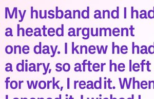 I Read My Husband’s Diary and Discovered the Truth Behind Our Argument