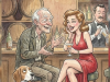 Old Man In Bar Propositioned By A Young Woman