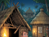 A man gets shipwrecked on a small island.