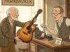 An Old Man Walks Up To The Counter Of A Pawn Shop.