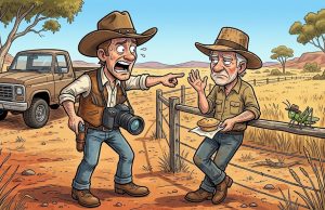 A Texan Old Farmer Goes To Australia.