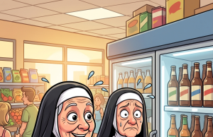 😂 The Clever Nun at the Grocery Store