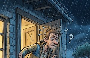 A Midnight Request in the Rain
